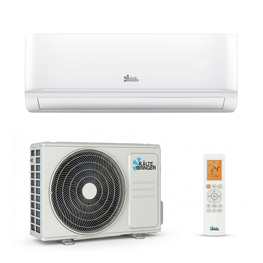 Kältebringer® Split Klimaanlage 12.000 BTU (3,5kW) Komplettset